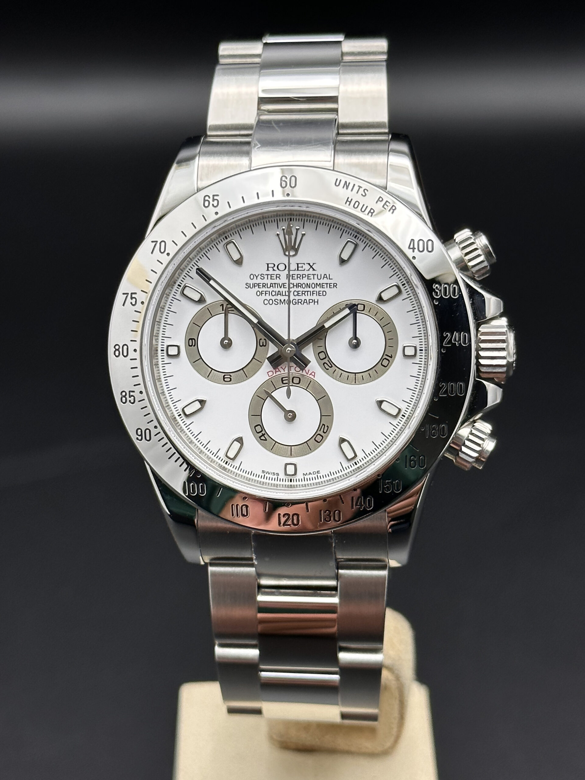 Daytona rolex store bianco